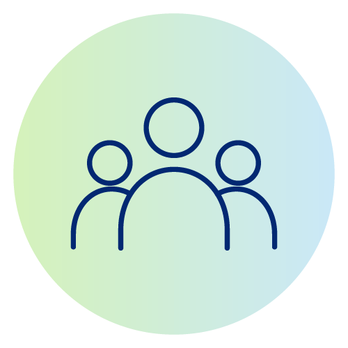 Icono liderazgo en equipo